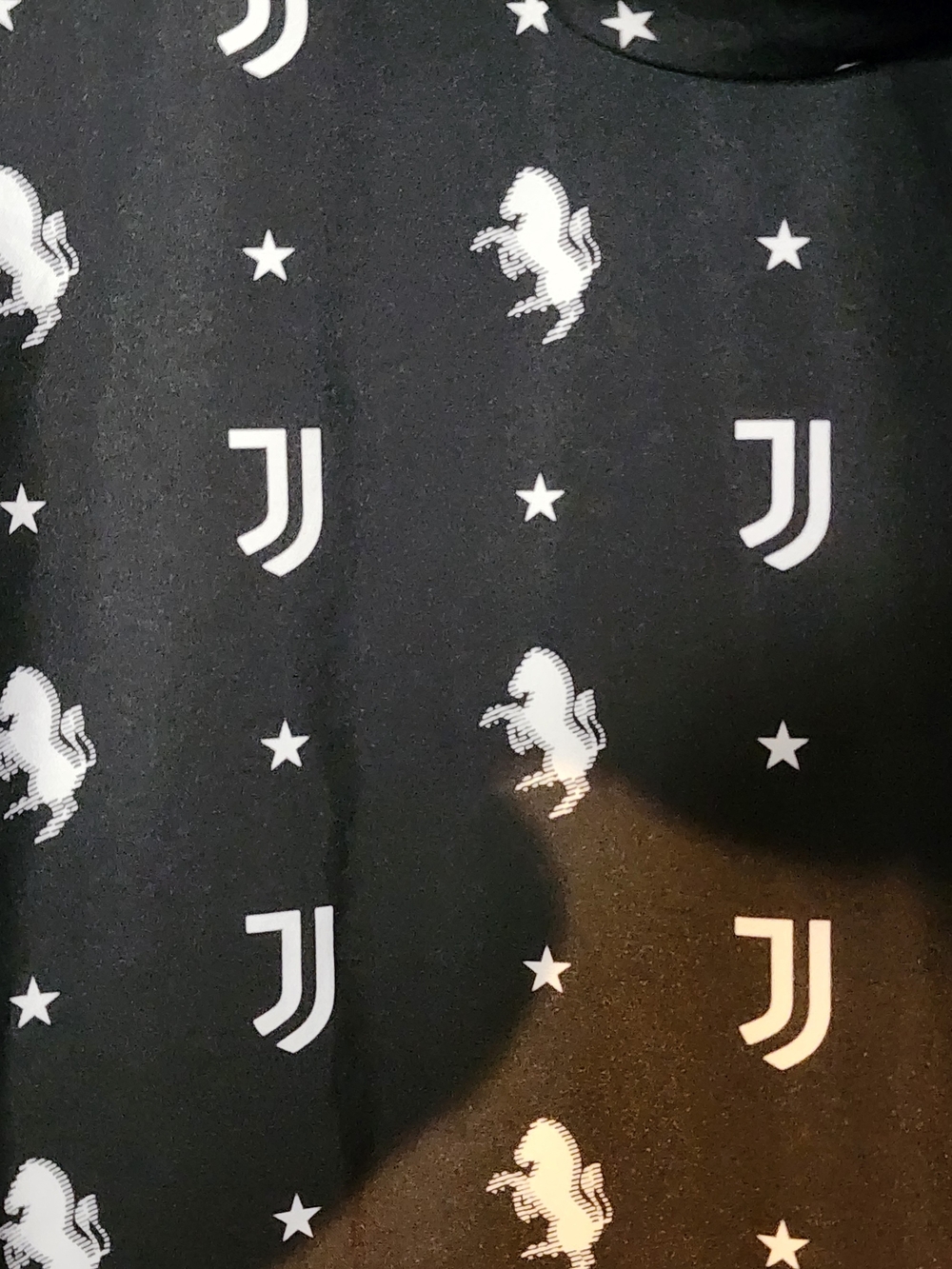 adidas Black Jacket with White Juventus Motif - Picture 7 of 8